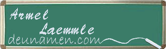 Armel Laemmle Visitenkarte